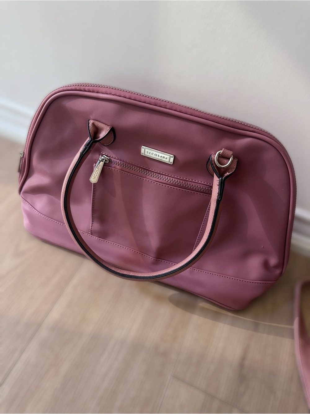 Seconsana Mauve Satchel Shoulder & Crossbody Bag - Picture 3 of 5